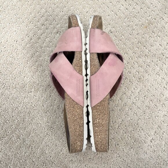 Birkenstock Siena Criss-Cross Leather Sandals in Pink Size 39 / Women’s 8-8.5 - Picture 8 of 8